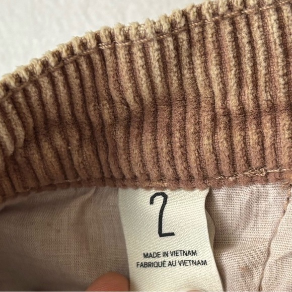 UO BDG Khaki Corduroy High-Waisted “Mom” 80’s Style Straight Ankle Pants Size 2 - Picture 13 of 16